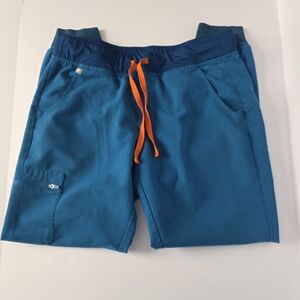 Figs Women’s Zamora Jogger Scrub Pants Size M Alps Blue W18SW2005 PO 1652